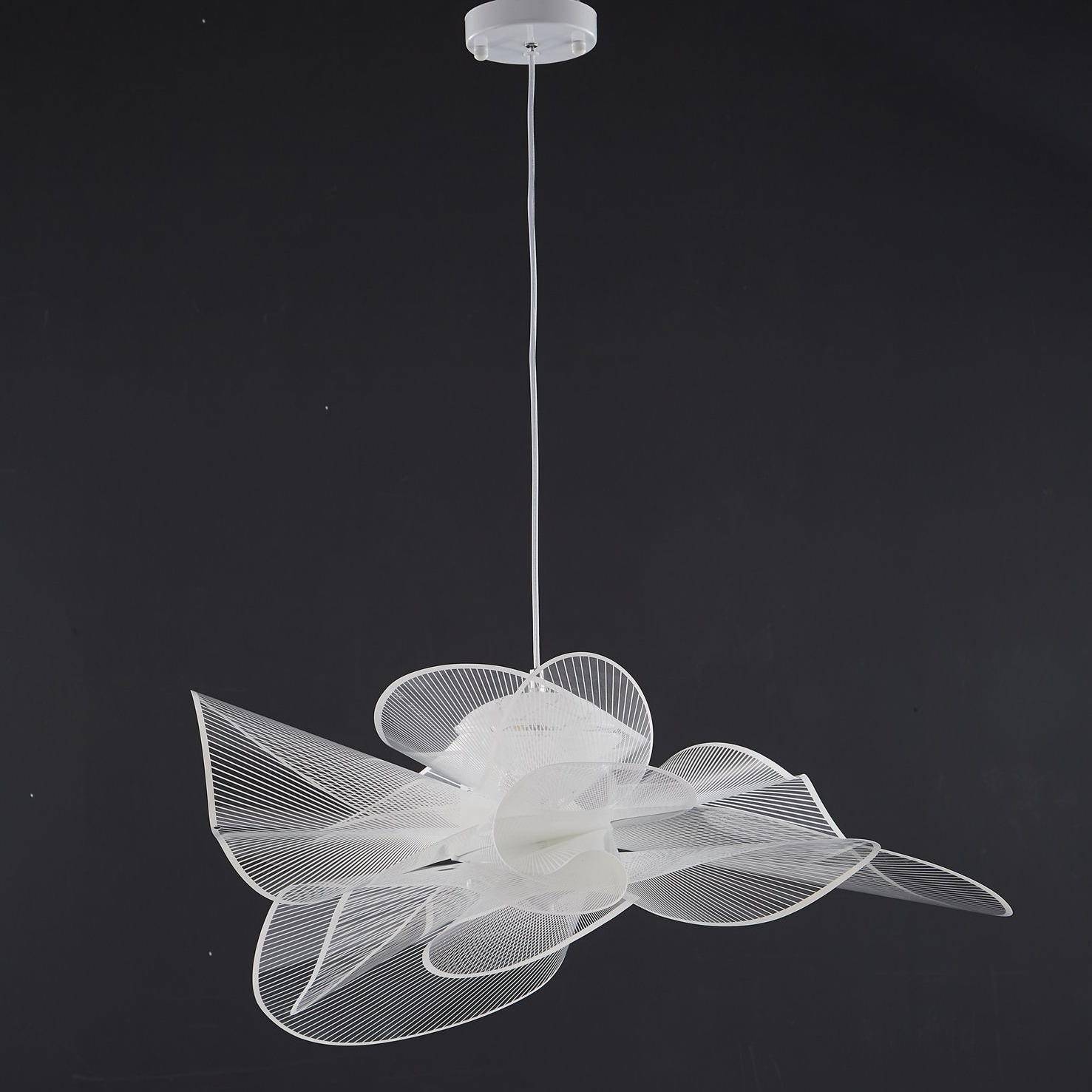 意大利餐厅吊灯北欧现代简约餐厅吧台餐桌创意艺术花朵卧室吊灯