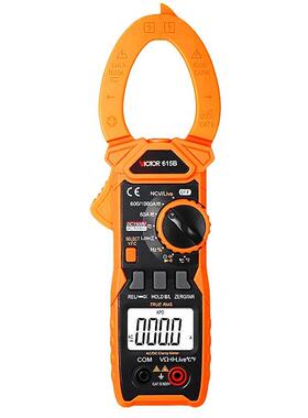 胜利数字钳形表VC606C多用6056B交直流610B电流1000A真有效值615B