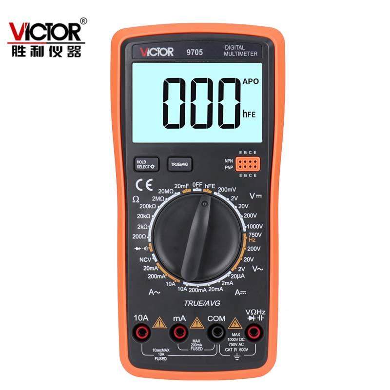 胜利VC9705数字万用表20000UF电容表多功能万用表890D同样功能