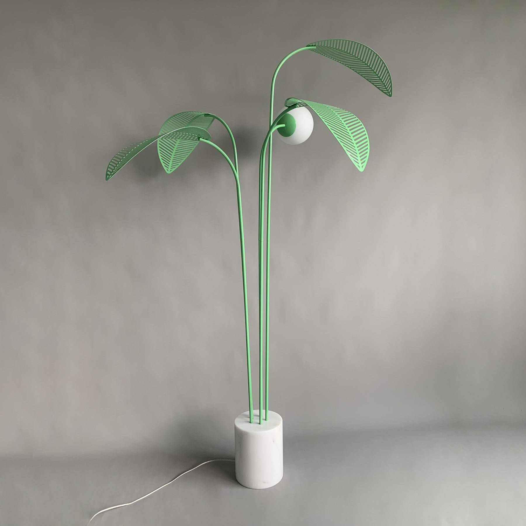 新中式创意芭蕉叶落地灯个性植物轻奢设计感客厅沙发灯客厅落地灯