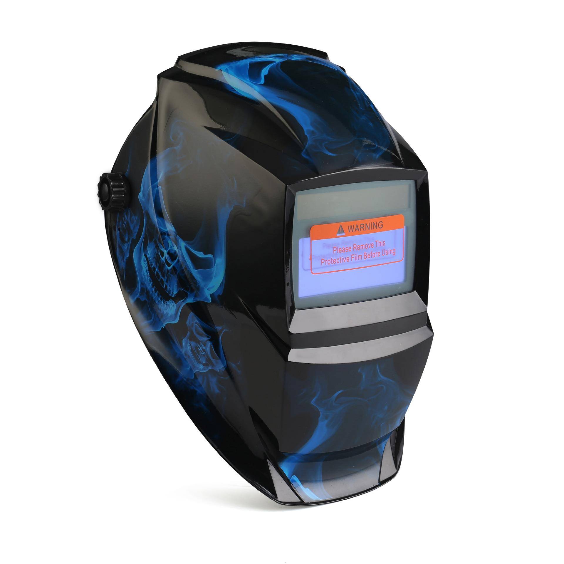 电焊帽防护焊接焊帽PLUM-433E可调节变光面罩自动变光电焊面罩