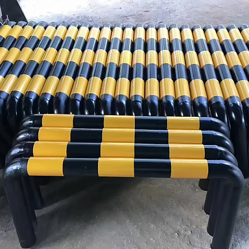 U型防撞杆定位杆U型金属钢管挡车器倒车挡车杆柱停车位止退器