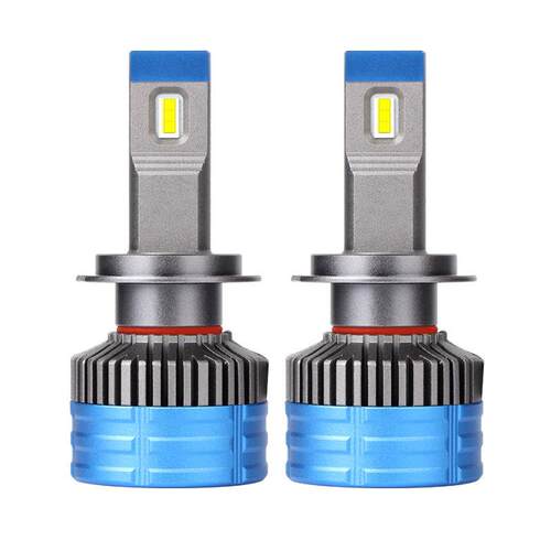 H4车灯LED大灯灯泡改装超亮聚光远近一体9005白光6000K前照灯超亮