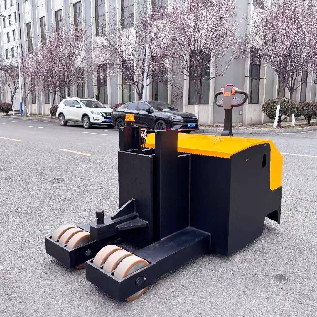 20吨电动牵引车A字架拖车头20t大吨位电动牵引拖车头平板挂车杭州