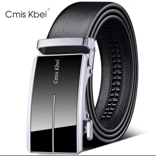 自动商务男裤 新款 真皮质感经典 耐用皮带男士 腰带百搭 CmisKbei正品