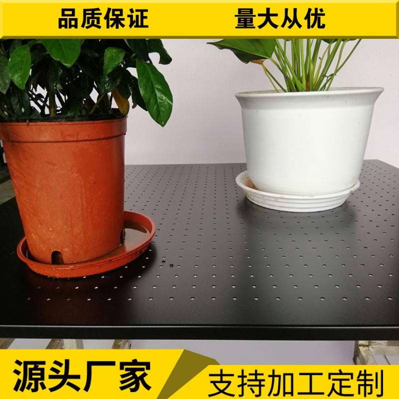 广州穗安不锈钢冲圆孔板 装饰带孔网金属 穿孔镀锌板 方形孔铝板