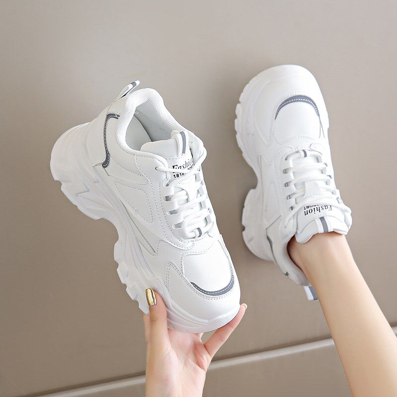 黑色老爹鞋女2024新款厨房工作鞋女防水防滑软底不累脚酒店上班鞋