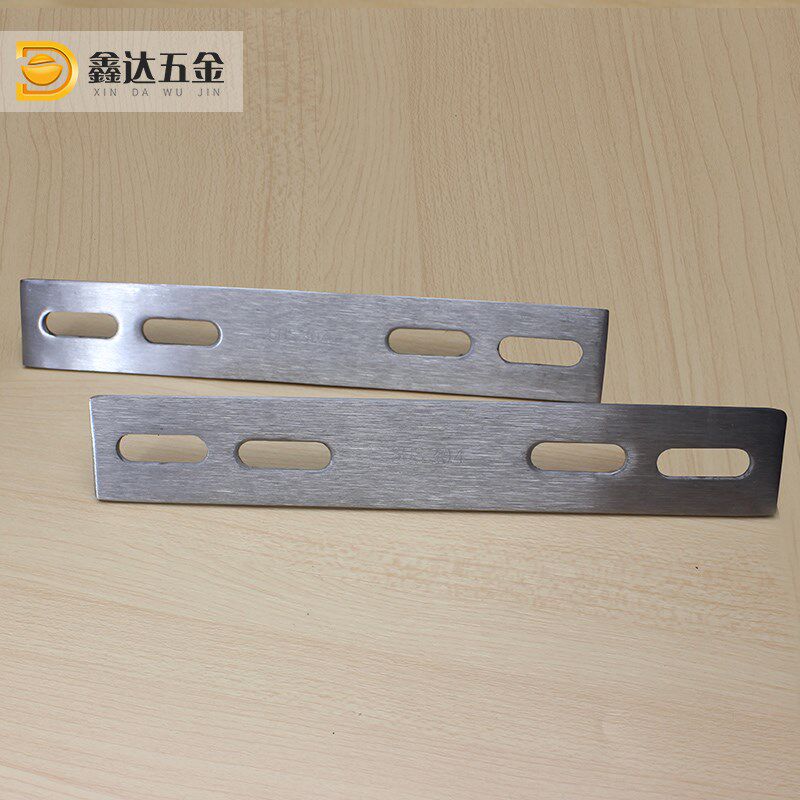 304不锈钢加长加厚扁钢长条连接件一字直片铁片平角片角码40*250