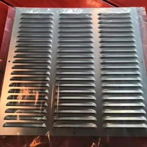 不锈钢百叶窗鱼鳞板散热片通风口冲孔外墙防雨风罩出风口格栅加厚