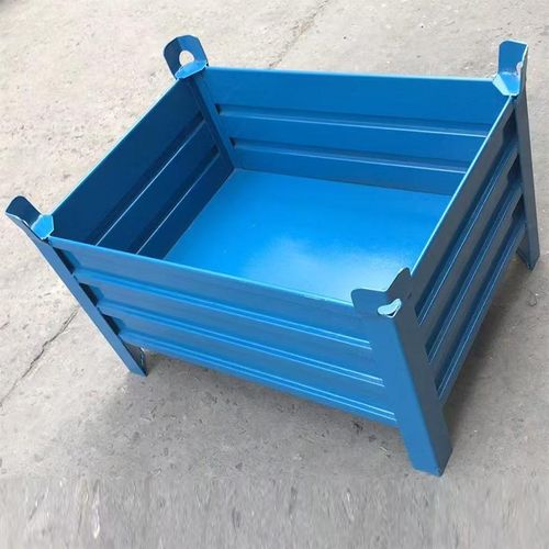 金属周转箱重型铁板箱铁箱车间铁屑箱物料箱铁框仓储笼铁皮零件框