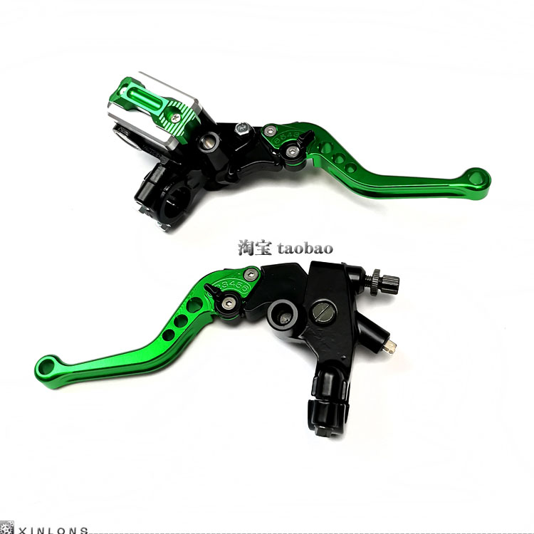 摩托跑车地平线宝雕马小忍者V6R350永源枭风H2改装前刹上泵离合把