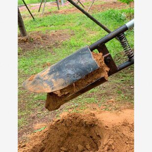 杆锹掏电电力挖洞夹对土杆勺子神器工具施洛阳铲打洞挖坑电线铲子