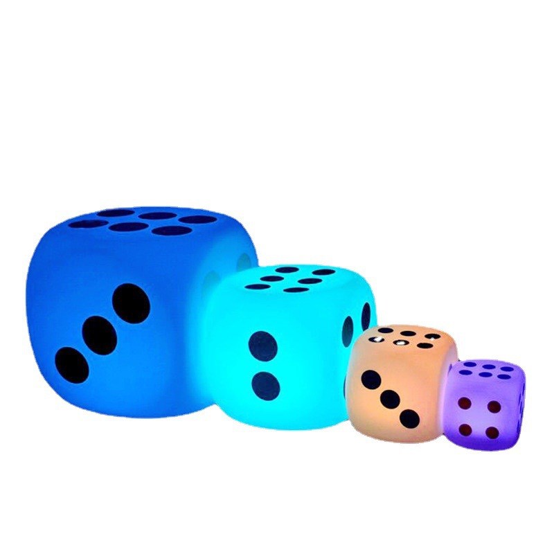 酒吧KTV茶几阳台户外防水网红休闲餐厅发光桌椅组合X清吧骰子凳子