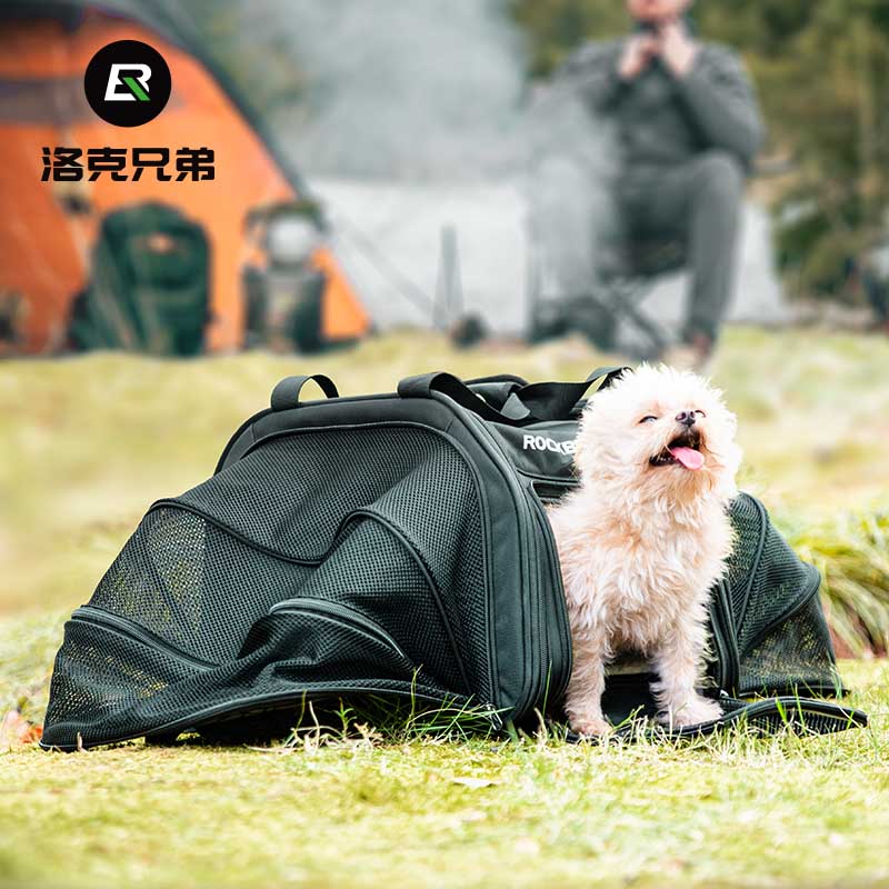 洛克兄弟宠物包自行车包装小狗袋猫包外出便携包收纳X用品后货架