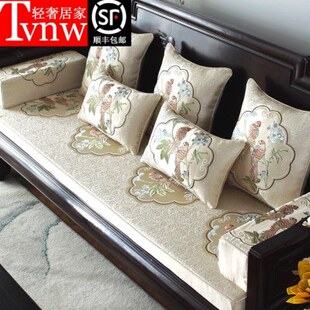 NW坐垫防滑沙发垫罗汉床海绵实木家具垫子V红木沙发坐垫加厚T中式