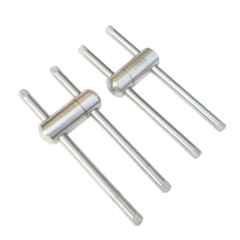 不锈钢斯诺克台球皮头压制器11mm台球杆压制大头杆工U具压杆头14m