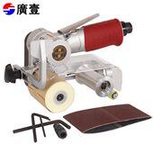 拉丝机砂带抛光机坦克机工具 260mm 廣壹广一手提式 气动砂带机60