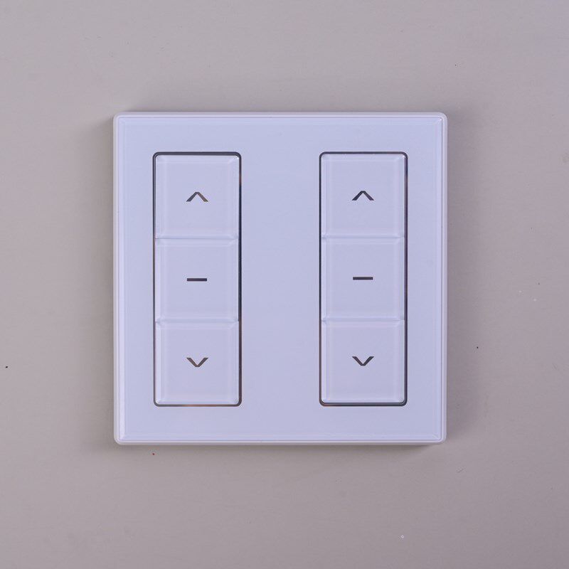 适用乐屋电动窗帘遥控器随意贴语音触屏按键面板开关控制 射频868