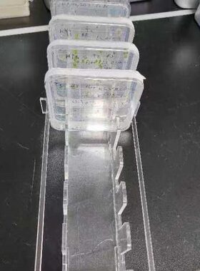 有机玻璃培养皿架 10孔 竖放 放10×10cm 100*100mm 方形塑料培养