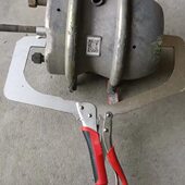 大车分泵大力钳刹车钳子 专用大力钳 刹车分泵大力钳 刹车皮碗安装