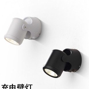 充电款壁灯免接线卧室床头儿童房主卧网红装饰画电视背景墙免布线