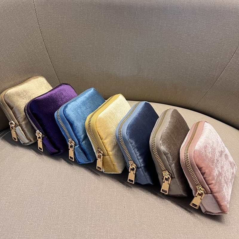 2025新款首饰收纳包高档精w致收纳袋旅行便携随身拉链首饰袋内胆