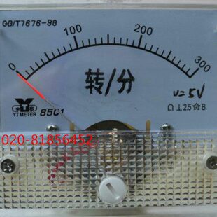 400 300转分 指针直流转分表85C1 RPM 600 DC5V 500 85C1