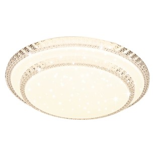 110V台湾可用圆形晶钻吸顶灯客厅餐厅卧N室房间书房简约遥控灯具