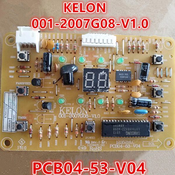 KELON电梯空调面板显示板001-2007G08-V1.0 PCB04-53-V04
