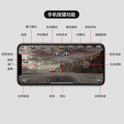 无线电动遥控车带摄像头拍照高速赛车合金攀爬越野车儿童玩具男孩