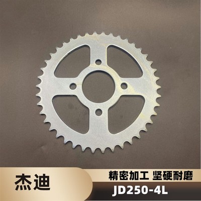 适用杰迪牌JfD250-4L提速改装大小牙盘套链520征和油封链条