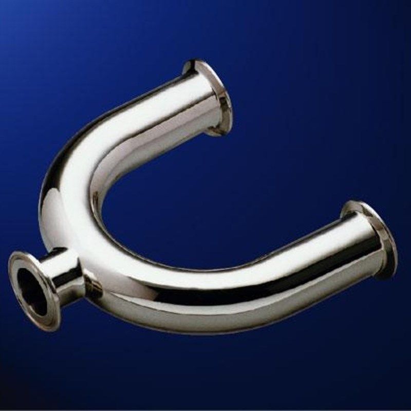 304快装U型三通/镜面弯管/卫生级管件/卡箍式U管/180弯头,金属材料及制品,金属罐/桶/瓶,淘宝优惠券,粉丝福利购,淘宝优惠卷