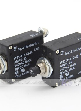 Tyco TE W23-X1A1G-3 5 7.5 10 15 20 25 30 40 50Amps 断路器