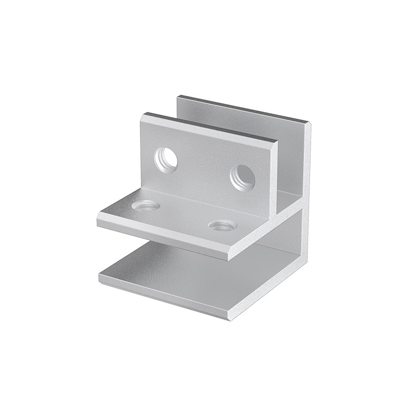 铝合金瓷砖种植箱固n定夹卡扣卡槽转角架空底座花箱花盆拼接件夹