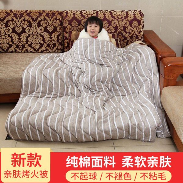 全棉烤火被烤火箱被子烤火罩电烤炉罩加厚电烤炉踏脚炉专用冬暖被