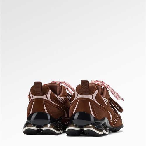 【陨铁肉桂d】C025秋季新款美拉德涡轮覆古老爹鞋女厚底德训鞋