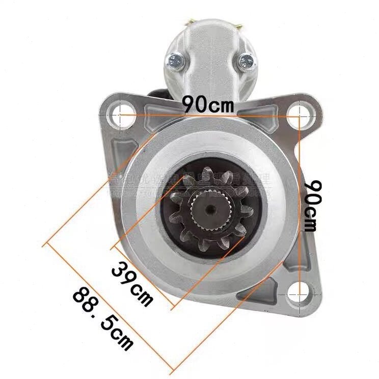 适用玉柴4A起动机马达A8360-3708100起动机马达12V11齿起动机