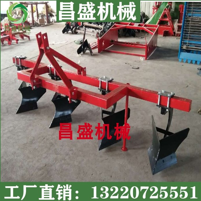农用四轮拖拉机带开沟起垄培土机筑梗打梗机单双行起垄犁