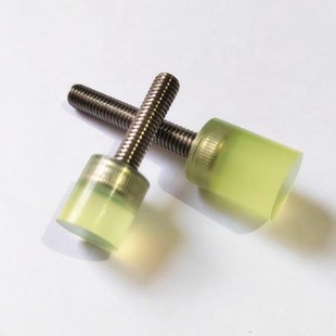 包胶螺丝M5 M8聚氨酯减震缓冲手拧螺栓不锈钢螺杆防撞挡点螺栓