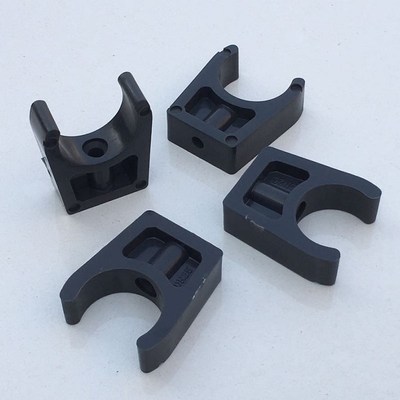 UPVC管卡DN15/20/25/32/40/50/65耐酸碱腐蚀 PVC工程塑料U型管夹