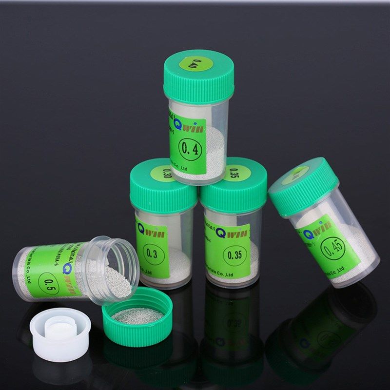 台湾群威BGA无铅锡球锡珠25万粒0.2 0.3 0.35 0.45 0.5 0.6 mm