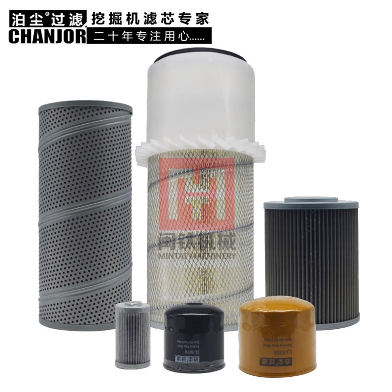 适配小松PC100-2-3空气滤芯机油滤芯柴油滤芯液压回油进油滤芯格