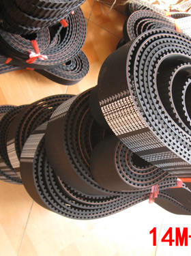 橡胶同步带 HTD14M-2198/157齿 工业皮带齿型带 圆弧齿同步传送带
