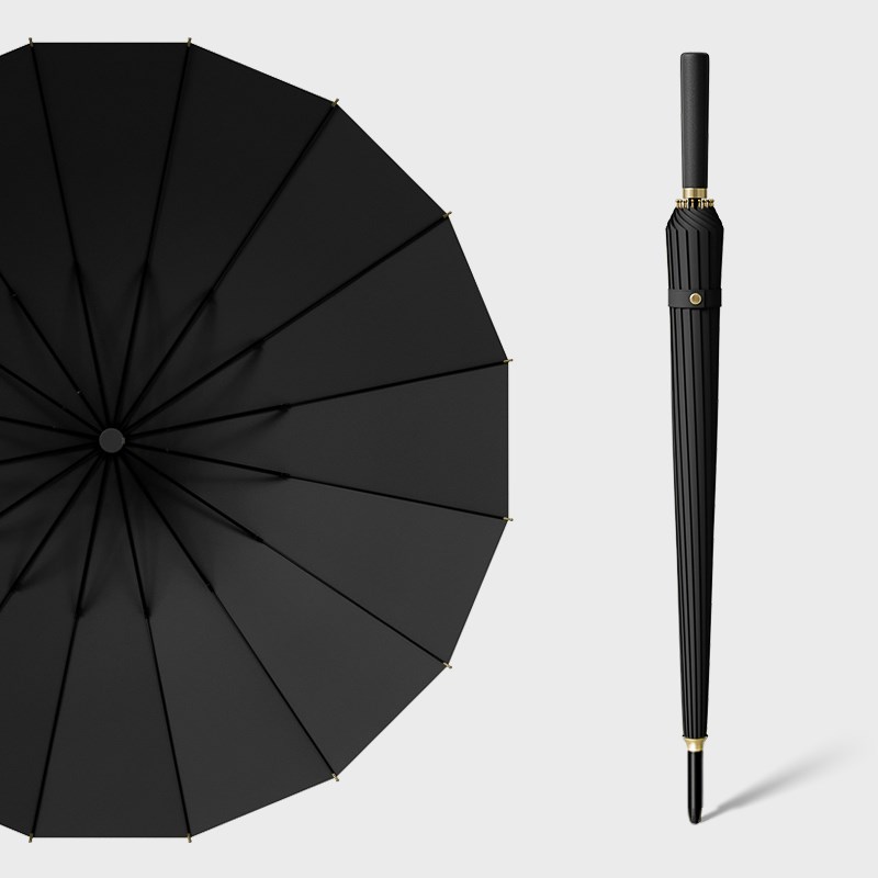 新款自动防水套雨伞加大耐用w结实抗风黑色商务定制直杆伞长柄雨