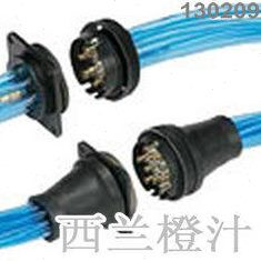 气动多股气路连接航空插头多管对接式接头DM6 DM12