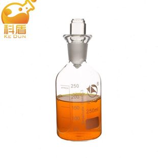 蜀牛污水瓶棕色透明水样BOD培养溶解氧瓶污水瓶250 ml硼硅3.3 500