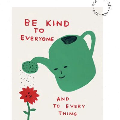 Be Kind 创意挂布茶巾 David Shrigley 趣味墙饰挂毯壁饰装饰画