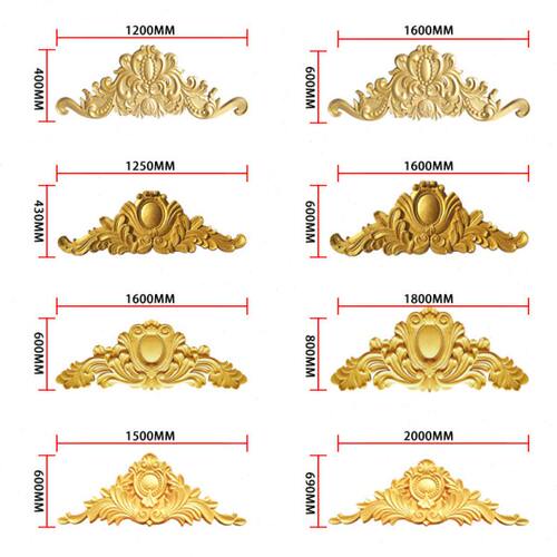 山花浮雕别墅门头外墙装饰山花浮雕山花成品定制砂岩浮雕背景墙画