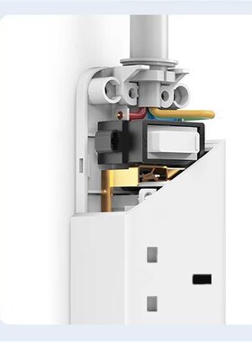 全新白色带开关大英规多位扩展电源USB快充插排便携智能3孔拖线板
