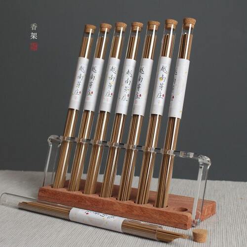 香筒展示架8孔16孔香管陈列架 沉檀香线香桶支架香道摆件香架香托